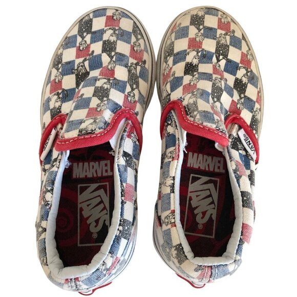 VANS Marvel Avengers Guardians Of Galaxy Groot Checkered Slip On Kids 11 - Picture 6 of 11